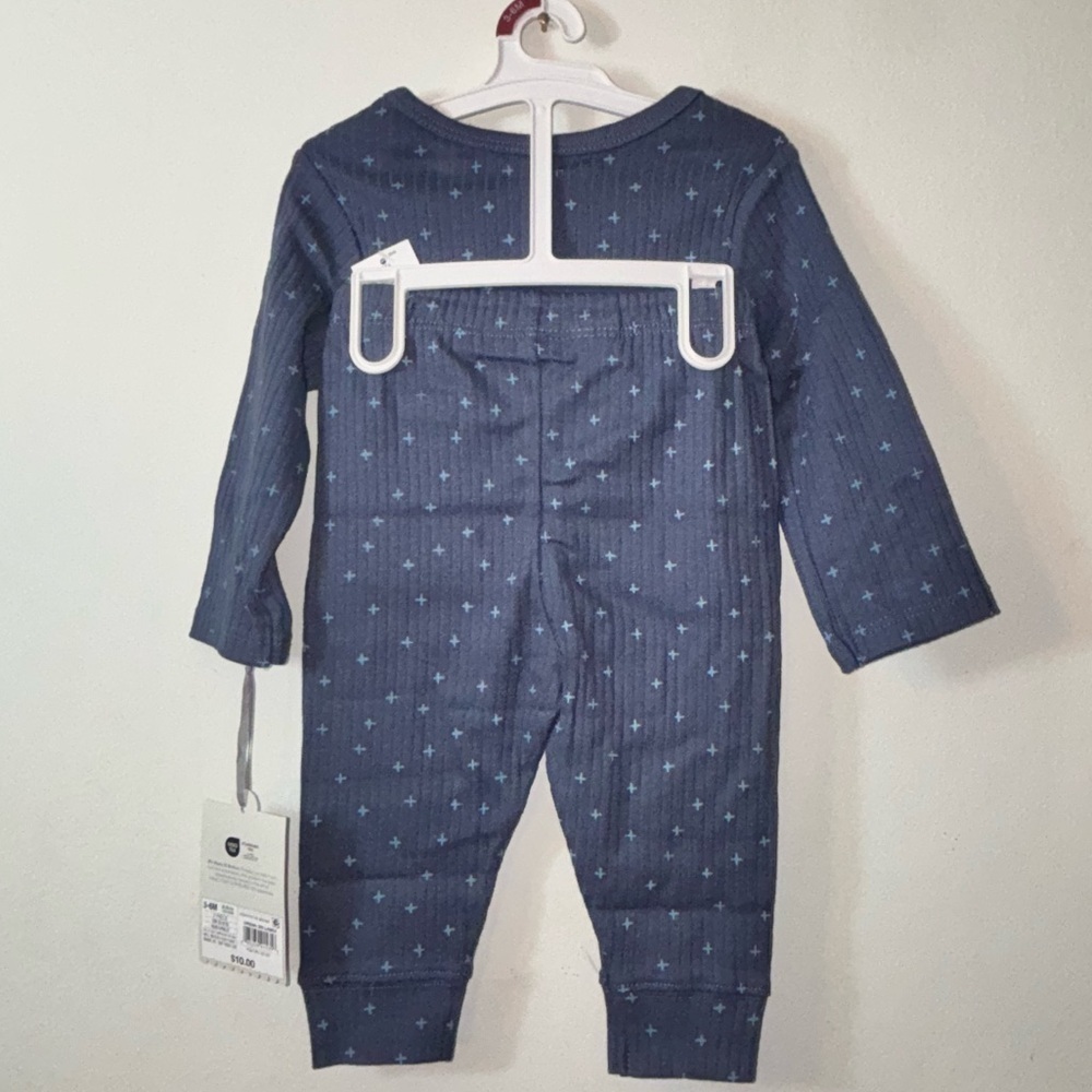 Cloud Island Starry Night Pajama Set 3-6m - Picture 3 of 3